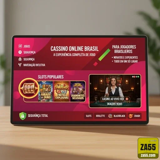 za55 - interface premium - Cadastro na Plataforma